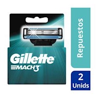 Gillette Mach 3 - Pack 2 UN